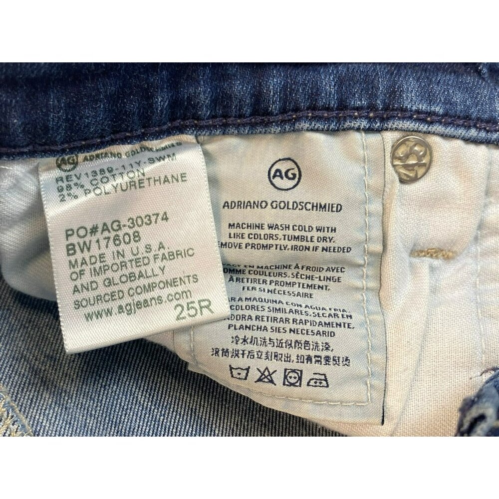 Adriano Goldschmied AG Jeans The Legging Ankle 25 R Super Skinny $225 MSRP - Picture 4 of 9